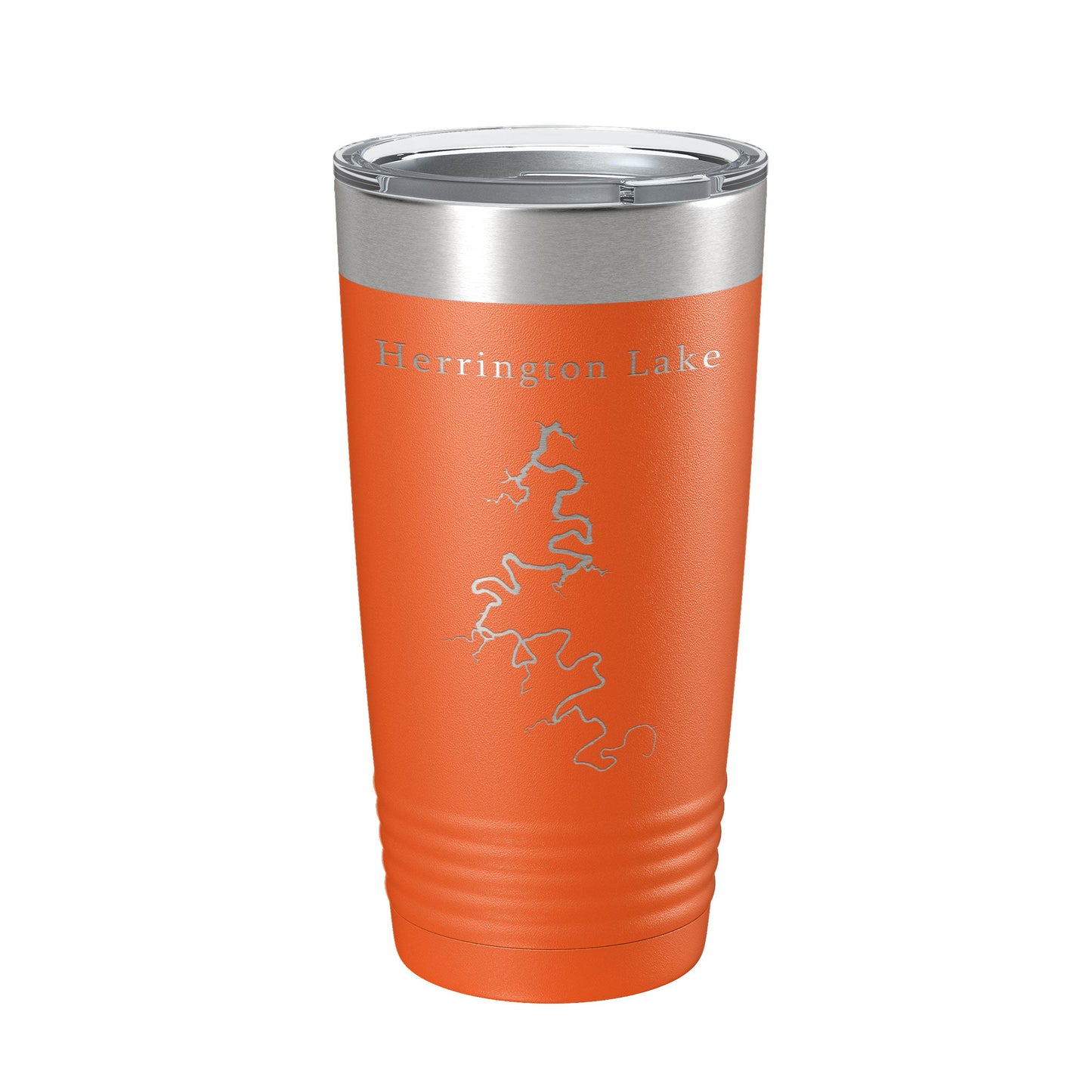 Herrington Lake Map Tumbler Travel Mug Insulated Laser Engraved Coffee Cup Kentucky 20 oz-17