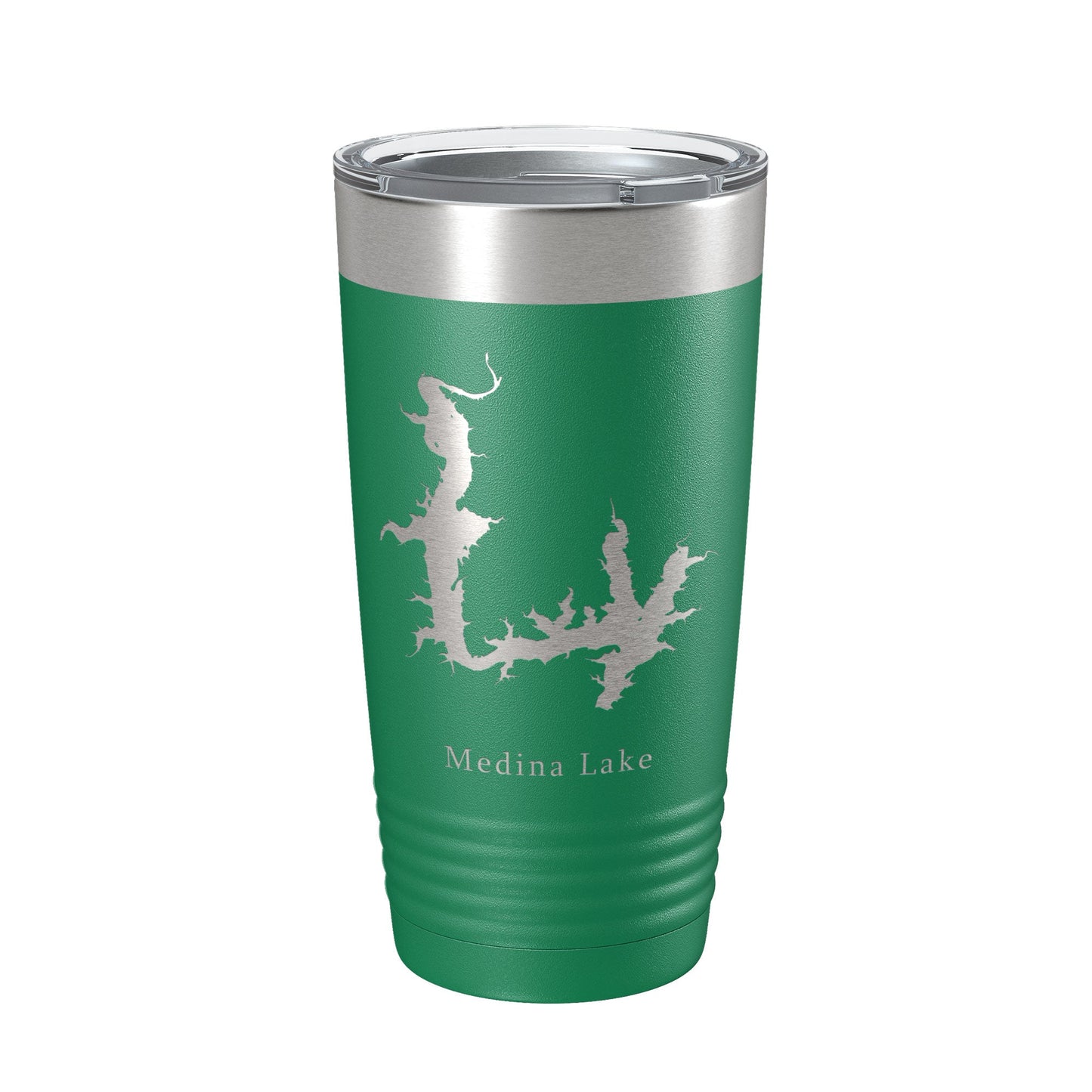 Medina Lake Map Tumbler Travel Mug Insulated Laser Engraved Coffee Cup Texas 20 oz-9