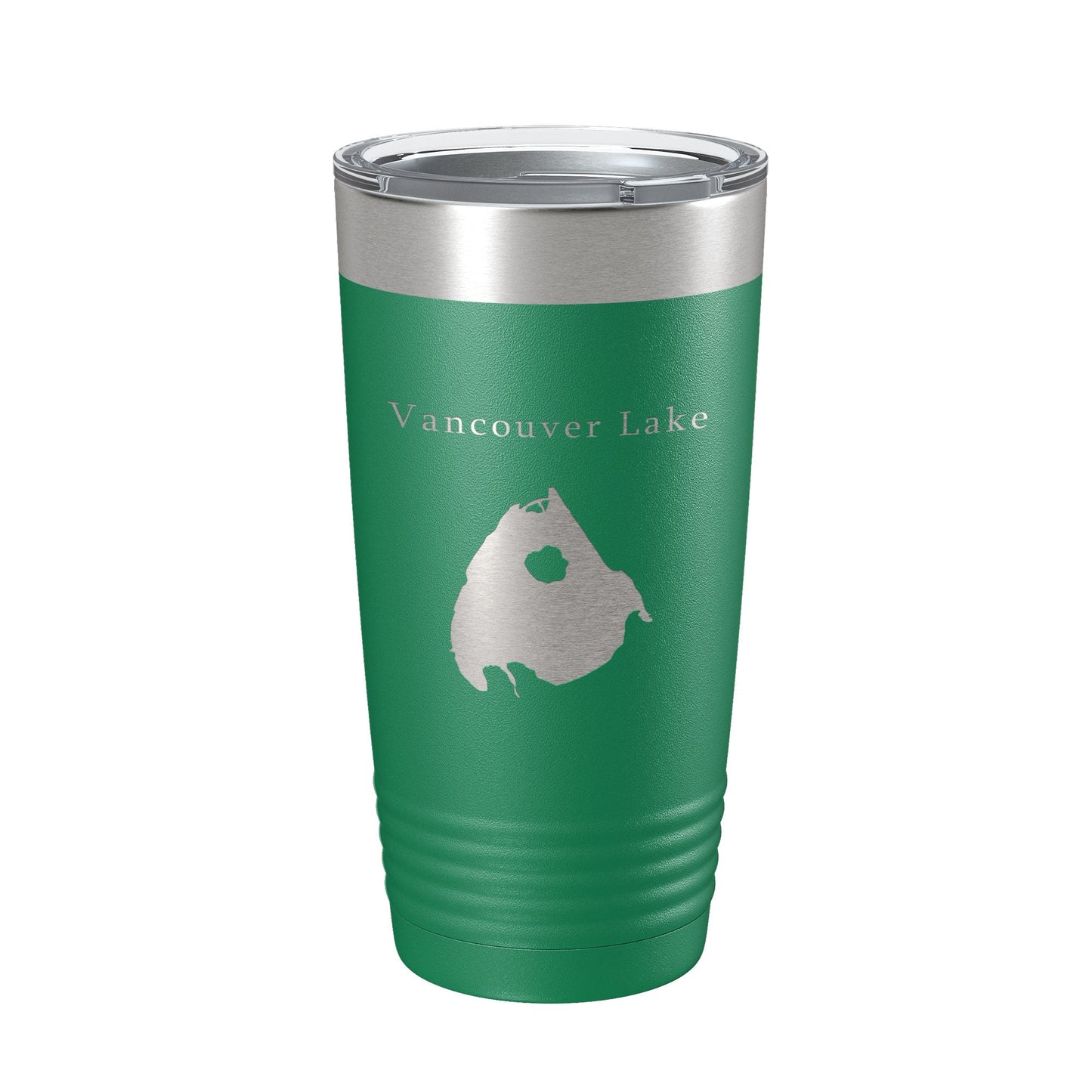 Vancouver Lake Map Tumbler Travel Mug Insulated Laser Engraved Coffee Cup Washington 20 oz-9