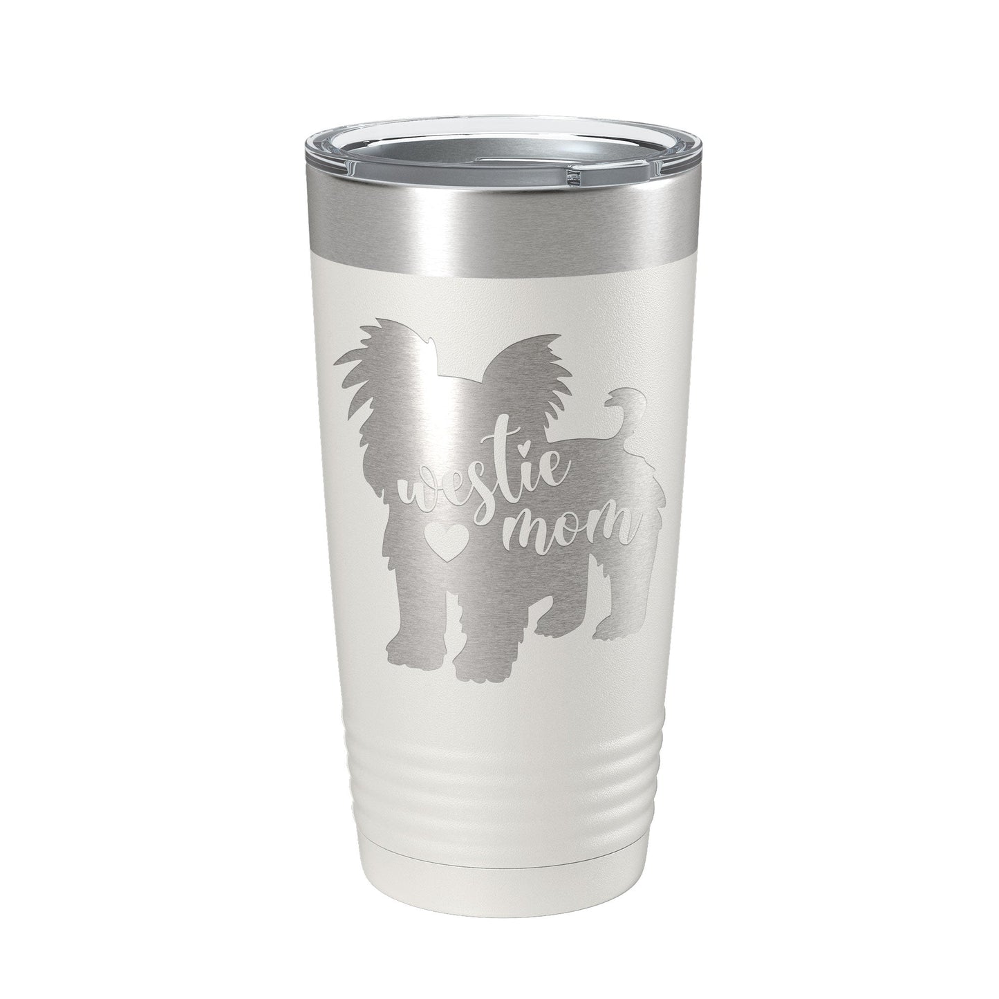 Westie Dog Mom Tumbler West Highland White Terrier Travel Mug Gift Insulated Laser Engraved Coffee Cup 20 oz-7