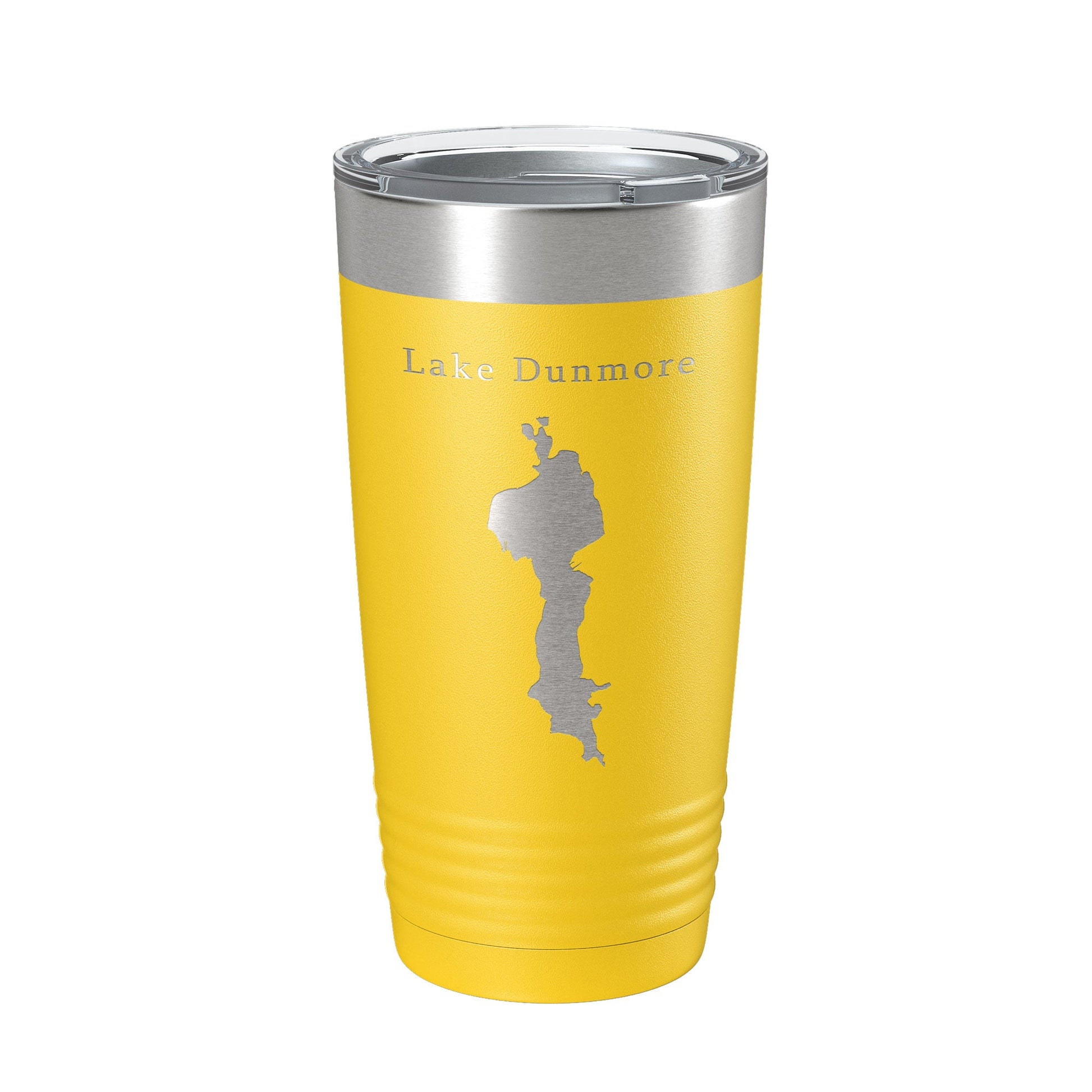 Lake Dunmore Map Tumbler Travel Mug Insulated Laser Engraved Coffee Cup Vermont 20 oz-4