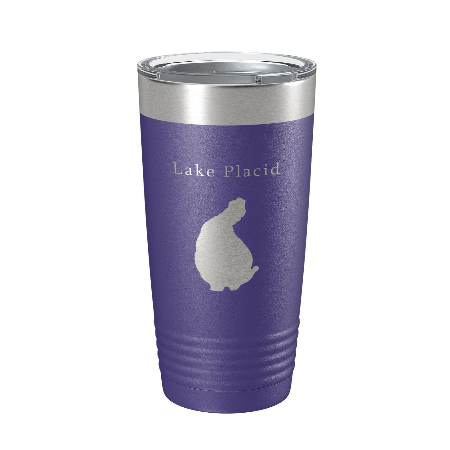 Lake Placid Map Tumbler Travel Mug Insulated Laser Engraved Coffee Cup Florida 20 oz-15