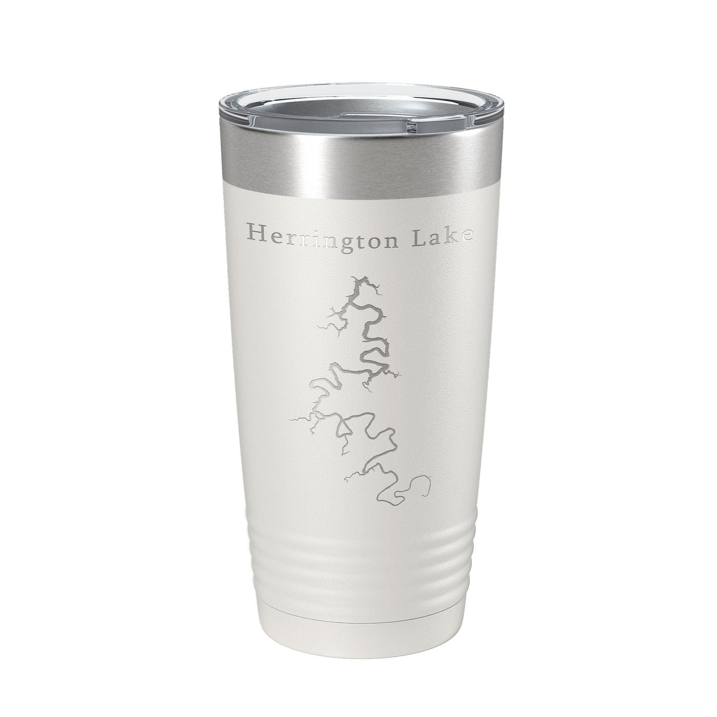 Herrington Lake Map Tumbler Travel Mug Insulated Laser Engraved Coffee Cup Kentucky 20 oz-7