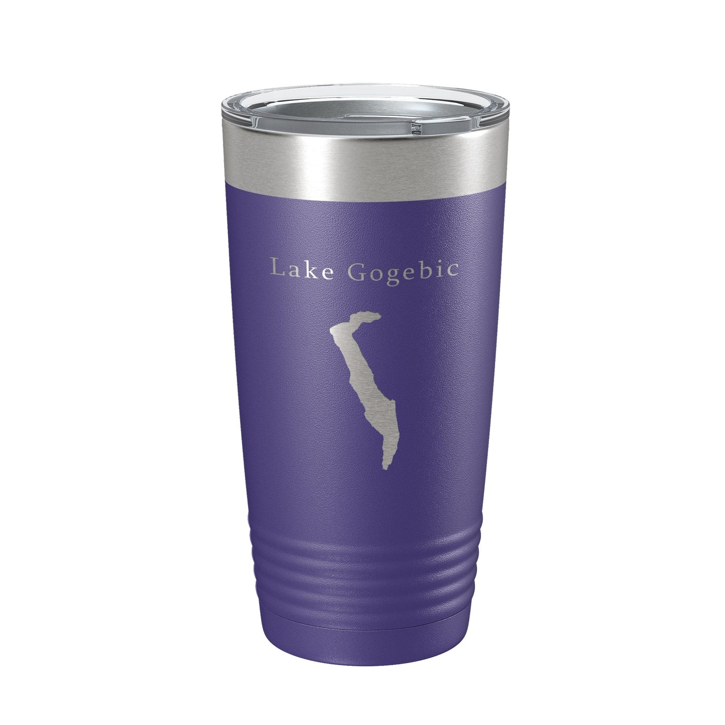 Lake Gogebic Map Tumbler Travel Mug Insulated Laser Engraved Coffee Cup Michigan 20 oz-15