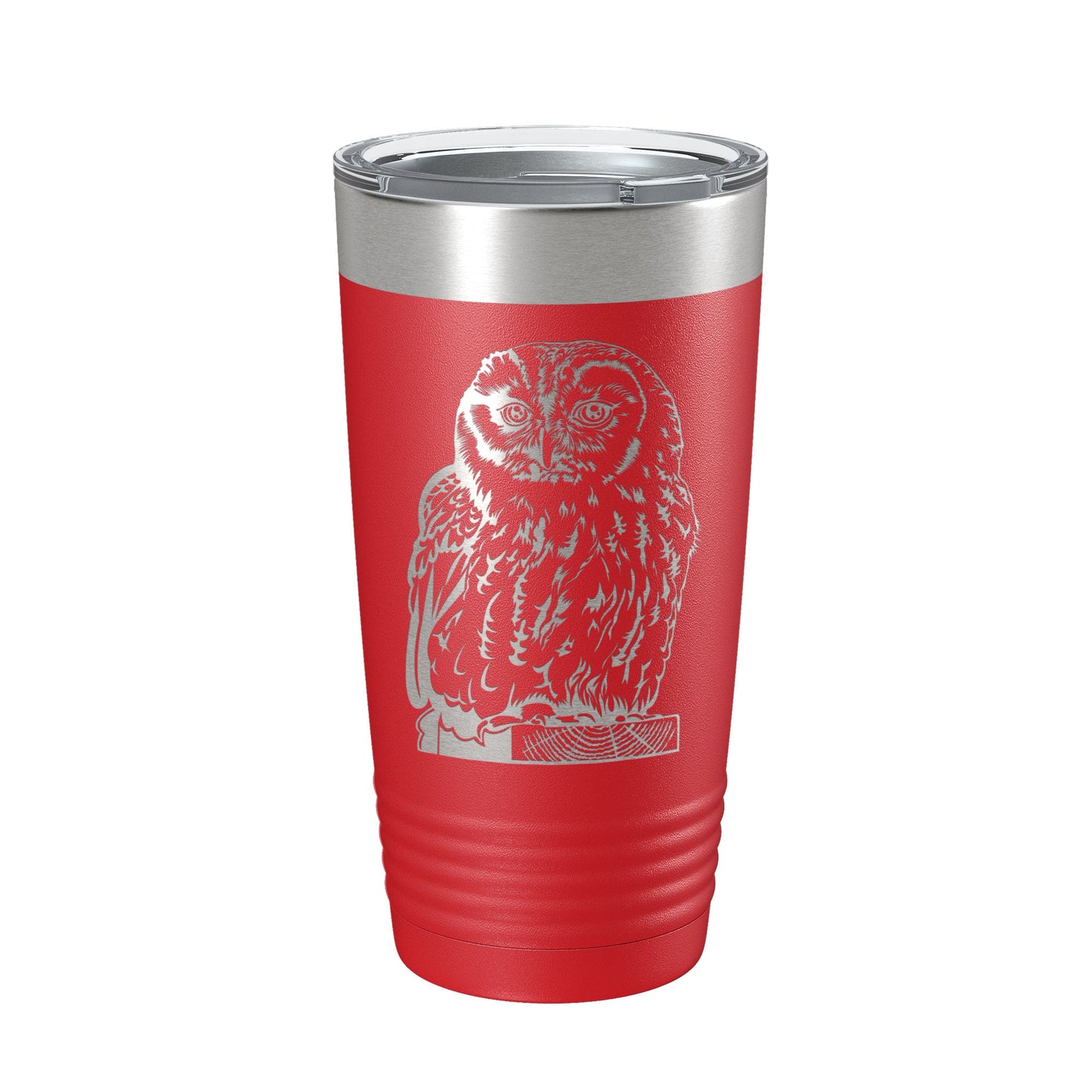 Owl Tumbler Travel Mug Insulated Laser Engraved Coffee Cup Owl Lover Gift Bird 20 oz-10