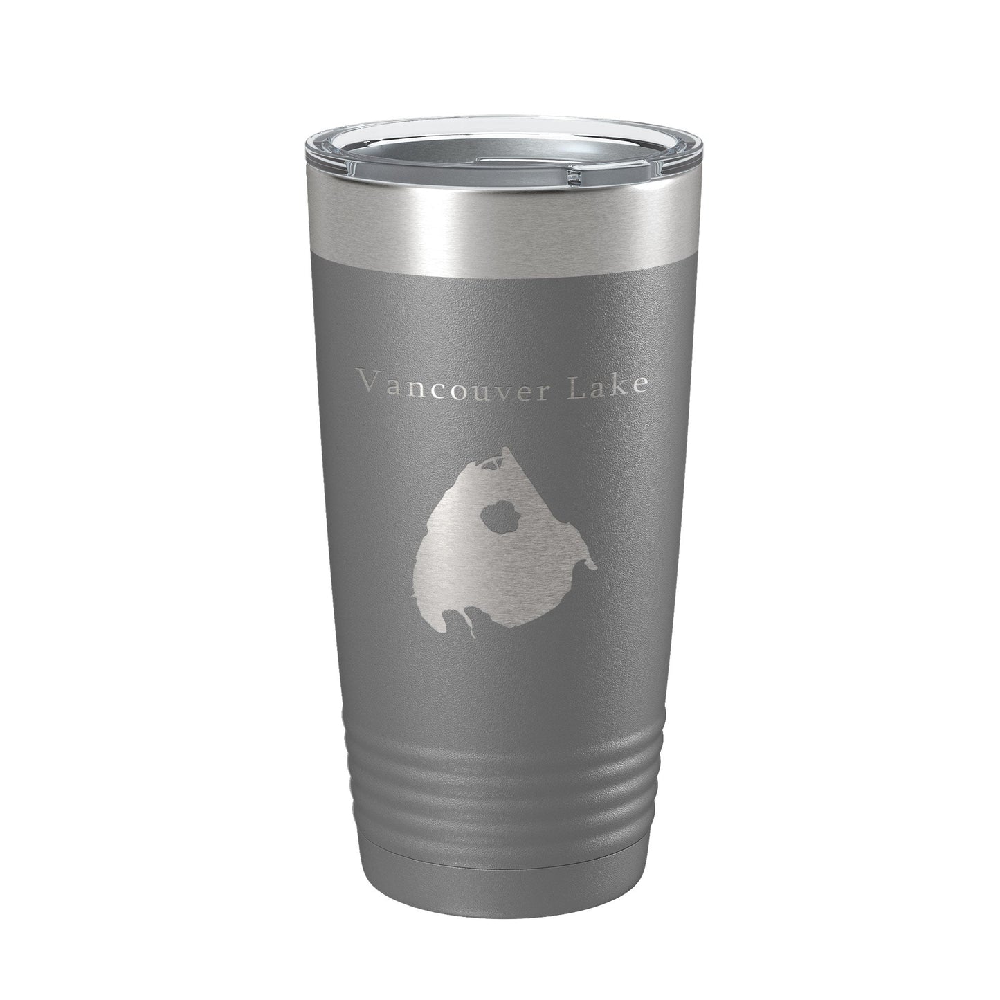 Vancouver Lake Map Tumbler Travel Mug Insulated Laser Engraved Coffee Cup Washington 20 oz-16