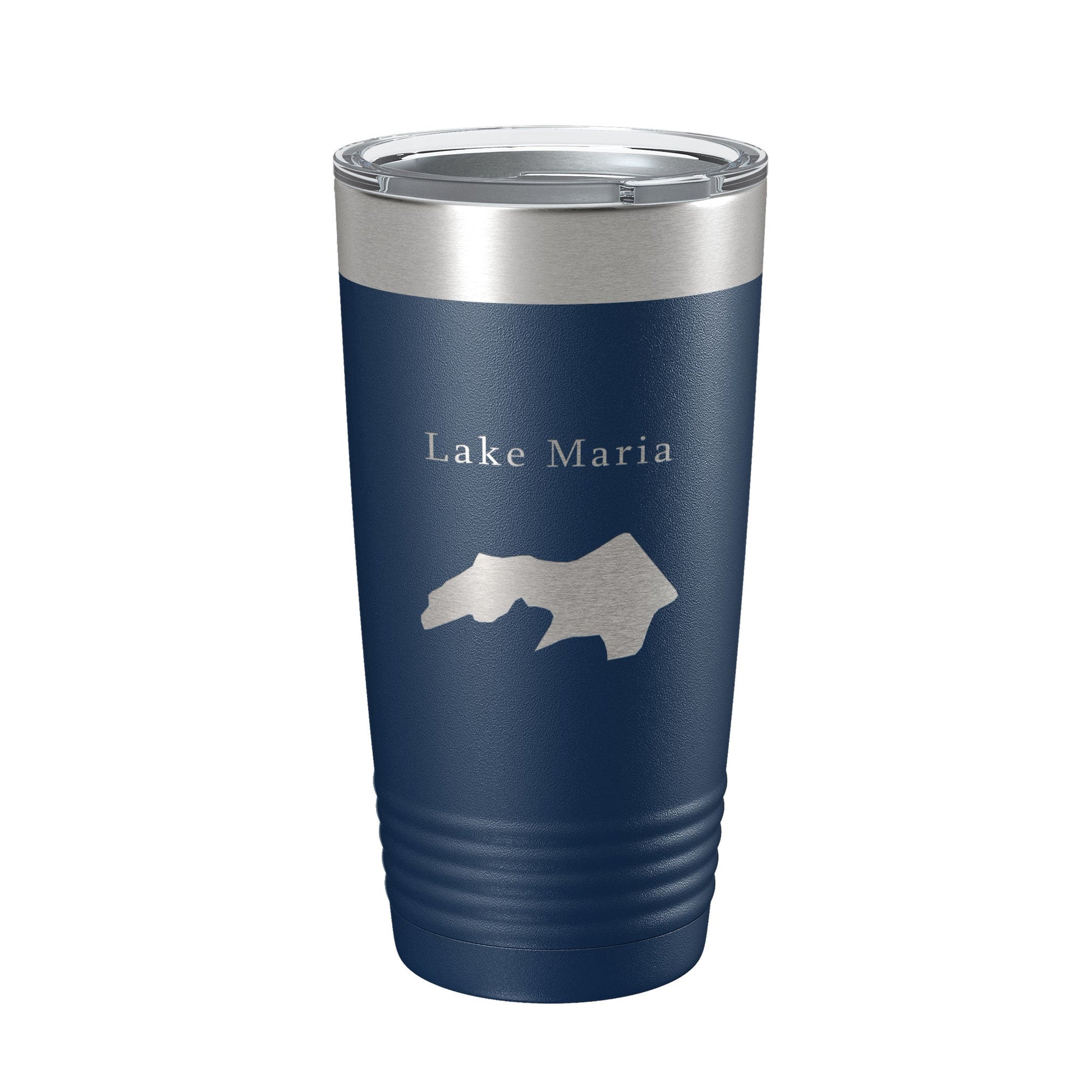 Lake Maria Map Tumbler Travel Mug Insulated Laser Engraved Coffee Cup Hot Springs Village Arkansas 20 oz-2