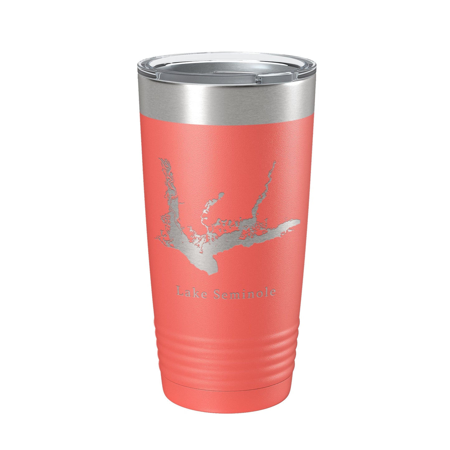 Lake Seminole Map Tumbler Travel Mug Insulated Laser Engraved Coffee Cup Georgia Florida 20 oz-20