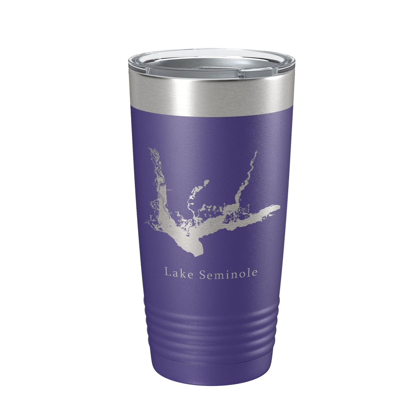 Lake Seminole Map Tumbler Travel Mug Insulated Laser Engraved Coffee Cup Georgia Florida 20 oz-15