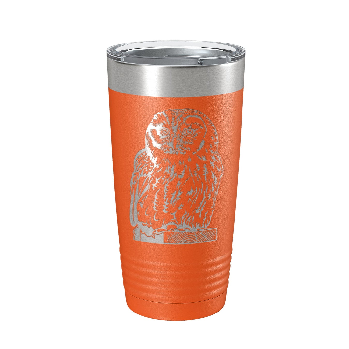 Owl Tumbler Travel Mug Insulated Laser Engraved Coffee Cup Owl Lover Gift Bird 20 oz-4