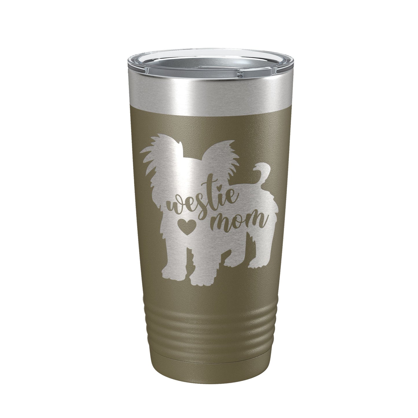 Westie Dog Mom Tumbler West Highland White Terrier Travel Mug Gift Insulated Laser Engraved Coffee Cup 20 oz-21
