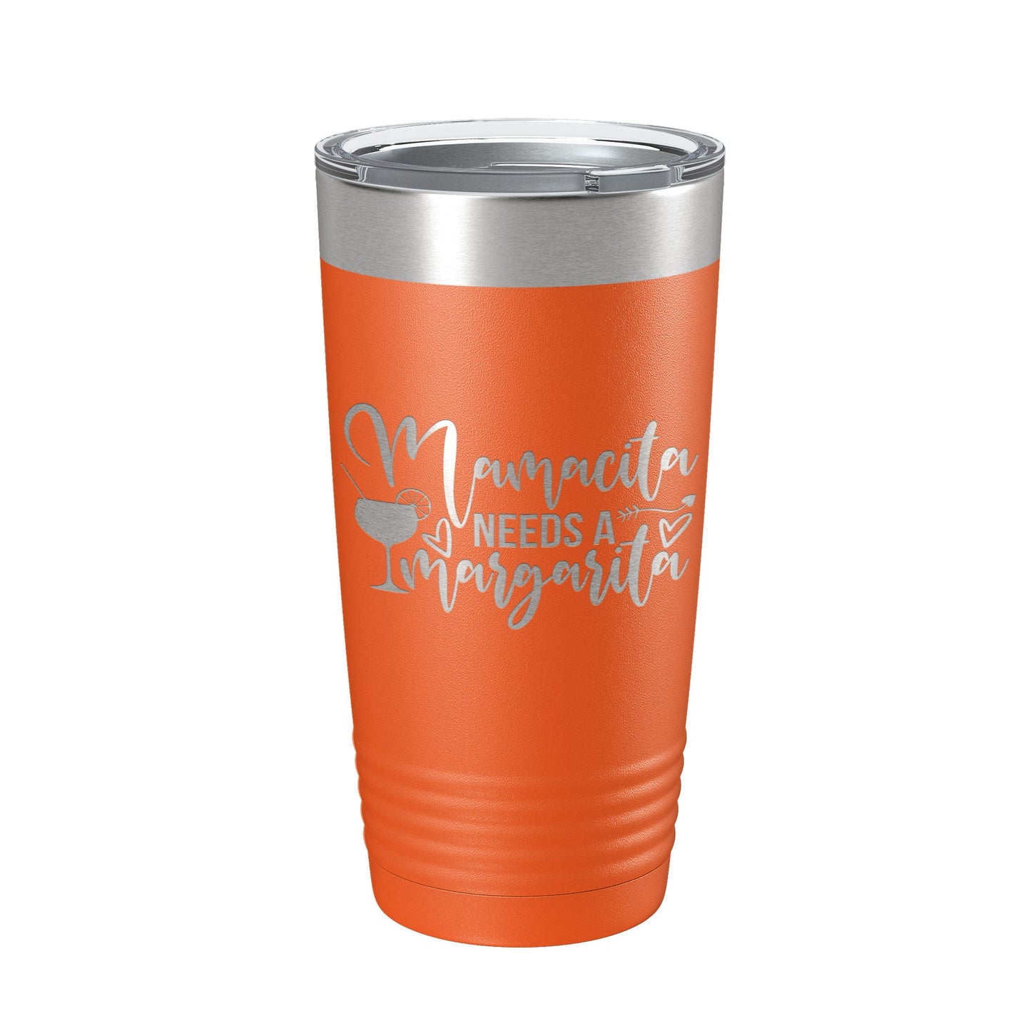 Mamacita Needs A Margarita Tumbler Funny Mom Travel Mug Mother's Day Gift Insulated Laser Engraved Coffee Cup Momma Mama Drink 20 oz-4