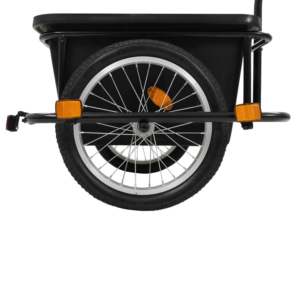 vidaXL Bike Trailer Black 13.2 gal-3