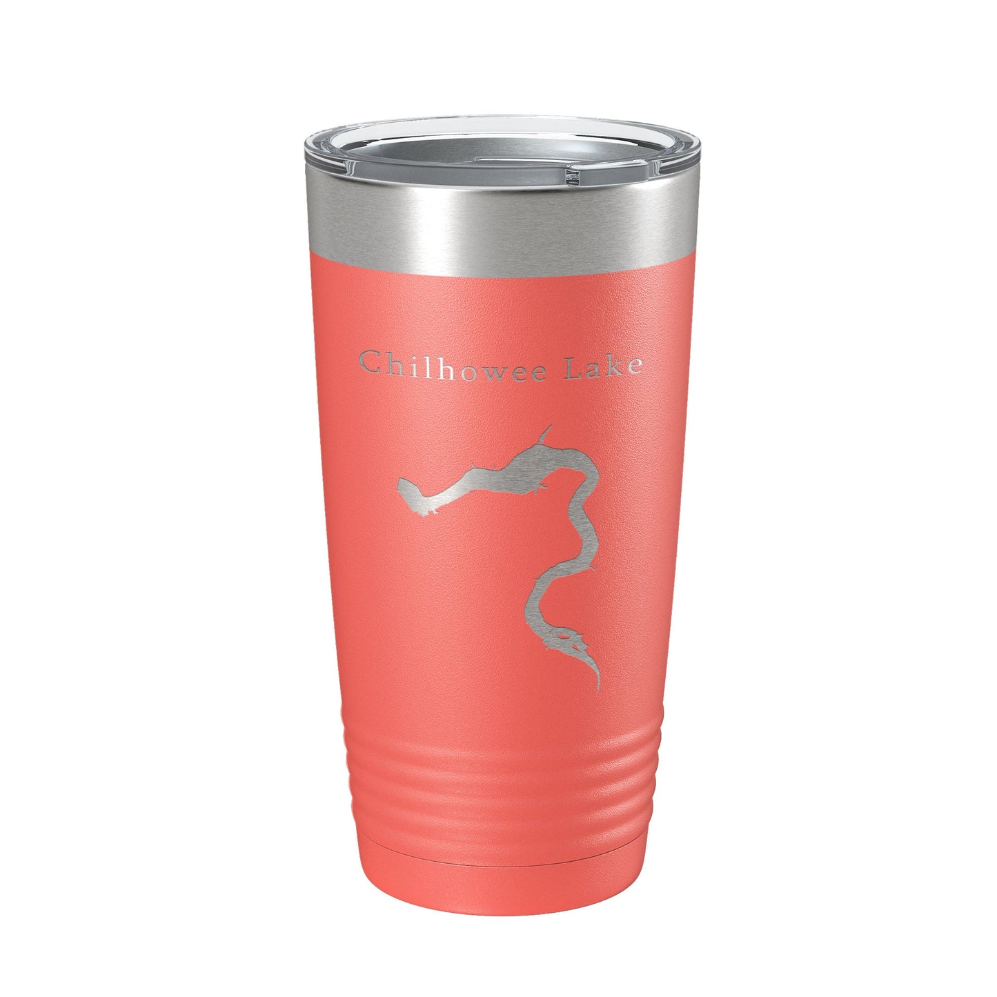 Chilhowee Lake Map Tumbler Travel Mug Insulated Laser Engraved Coffee Cup Tennessee 20 oz-20