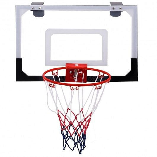 Over-The-Door Mini Basketball Hoop Includes Basketball and 2 Nets..-1
