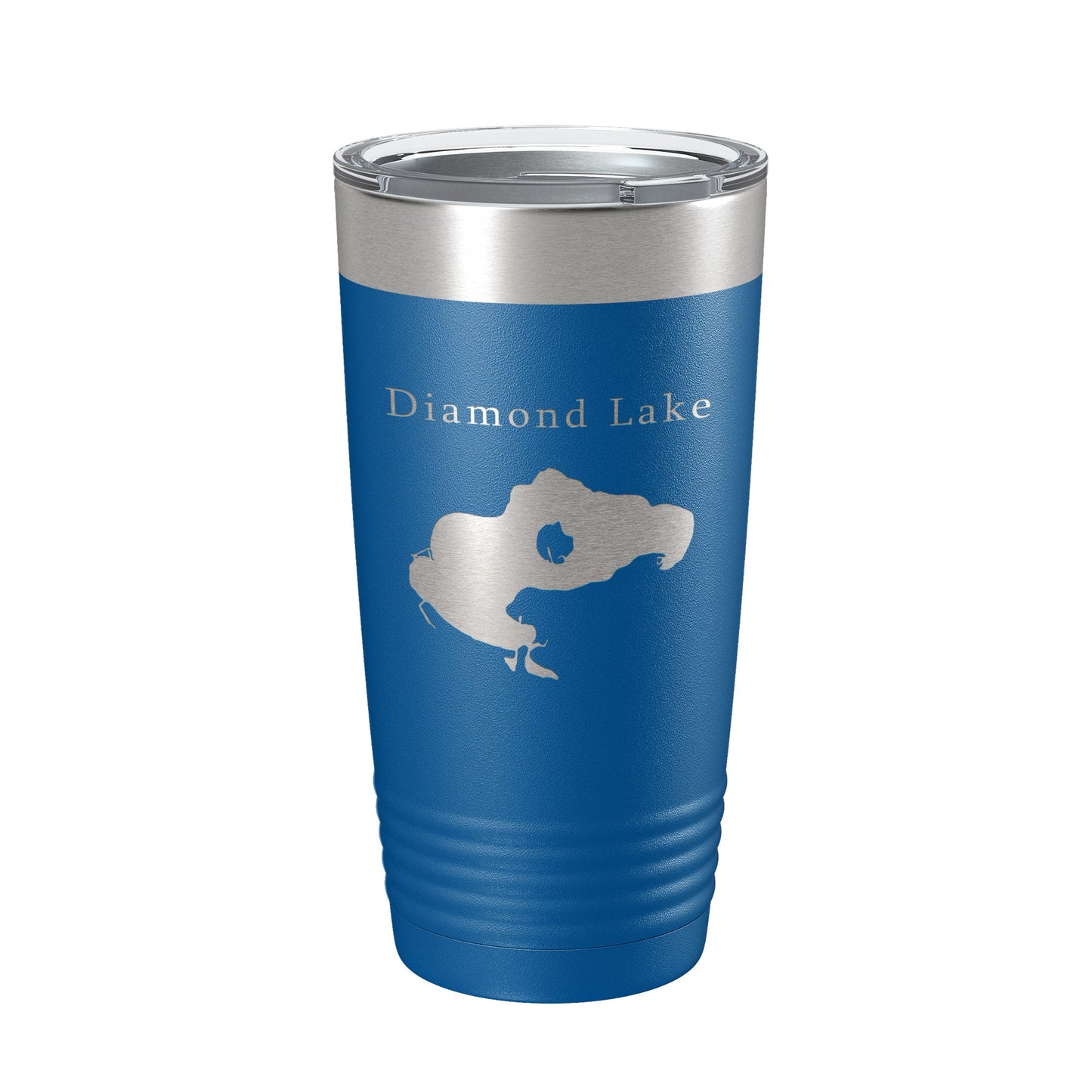 Diamond Lake Map Tumbler Travel Mug Insulated Laser Engraved Coffee Cup Michigan 20 oz-6