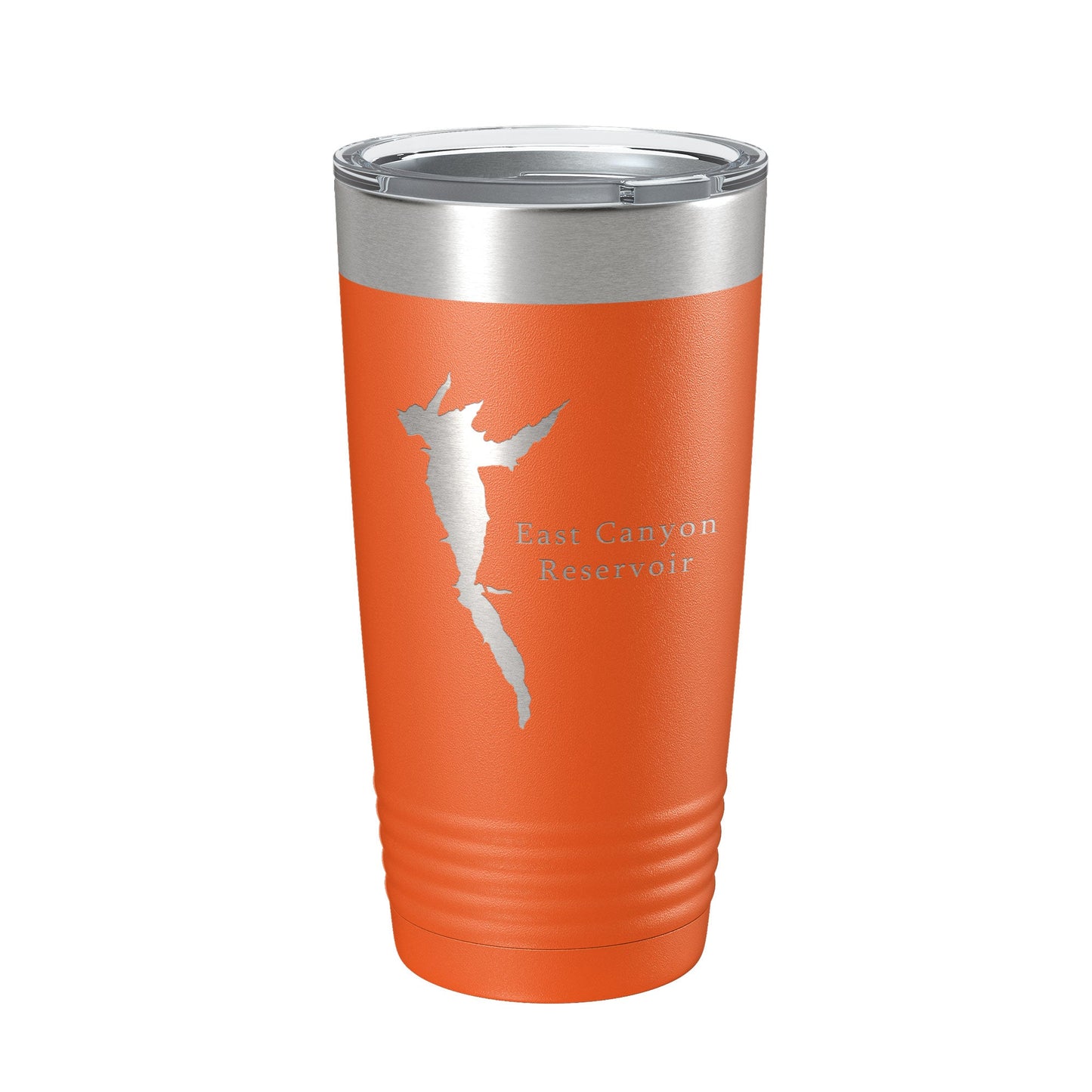 East Canyon Reservoir Tumbler Lake Map Travel Mug Insulated Laser Engraved Coffee Cup Utah 20 oz-17