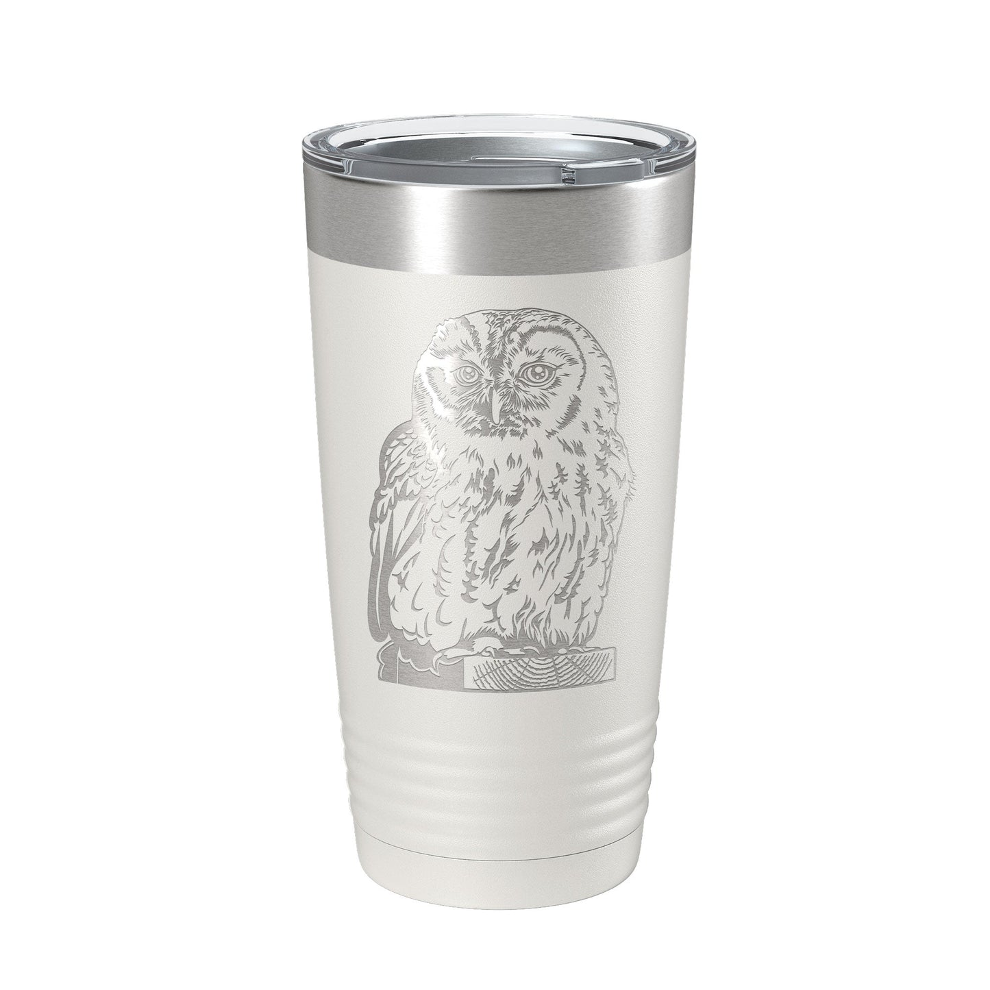 Owl Tumbler Travel Mug Insulated Laser Engraved Coffee Cup Owl Lover Gift Bird 20 oz-1