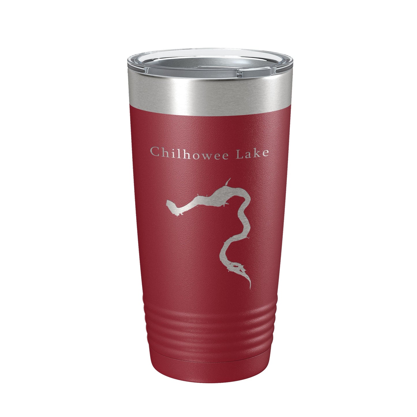 Chilhowee Lake Map Tumbler Travel Mug Insulated Laser Engraved Coffee Cup Tennessee 20 oz-18