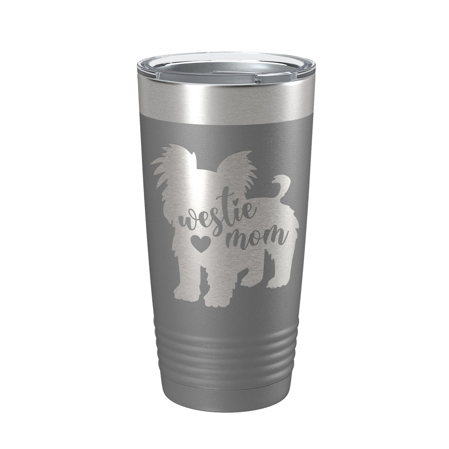 Westie Dog Mom Tumbler West Highland White Terrier Travel Mug Gift Insulated Laser Engraved Coffee Cup 20 oz-16