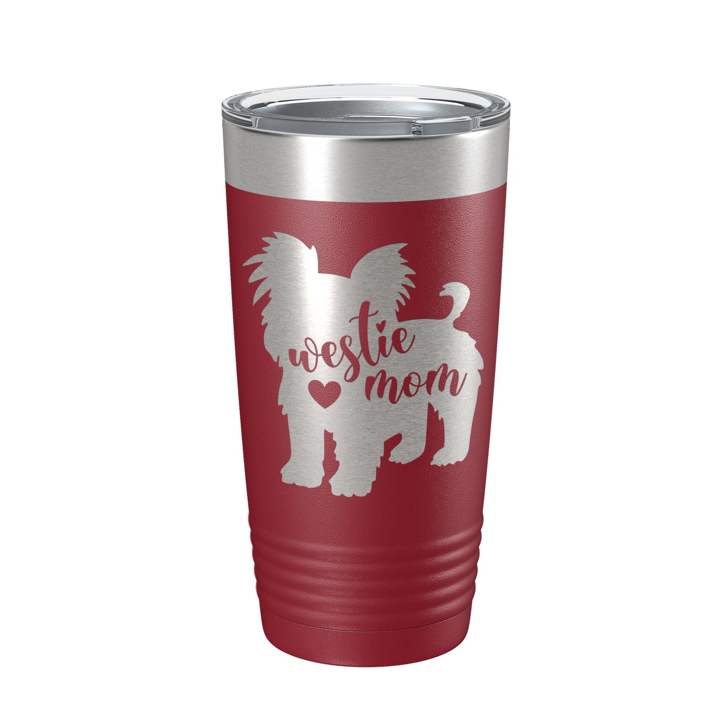 Westie Dog Mom Tumbler West Highland White Terrier Travel Mug Gift Insulated Laser Engraved Coffee Cup 20 oz-18