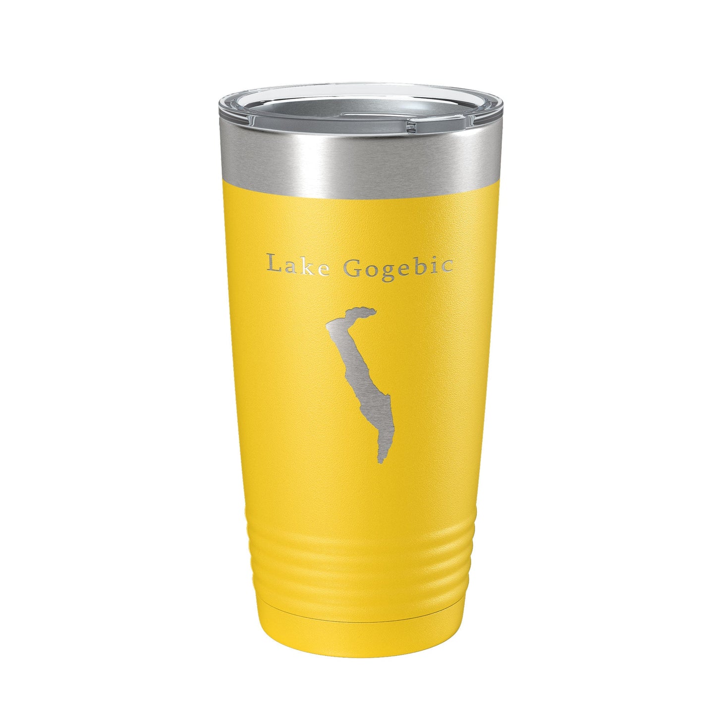 Lake Gogebic Map Tumbler Travel Mug Insulated Laser Engraved Coffee Cup Michigan 20 oz-19