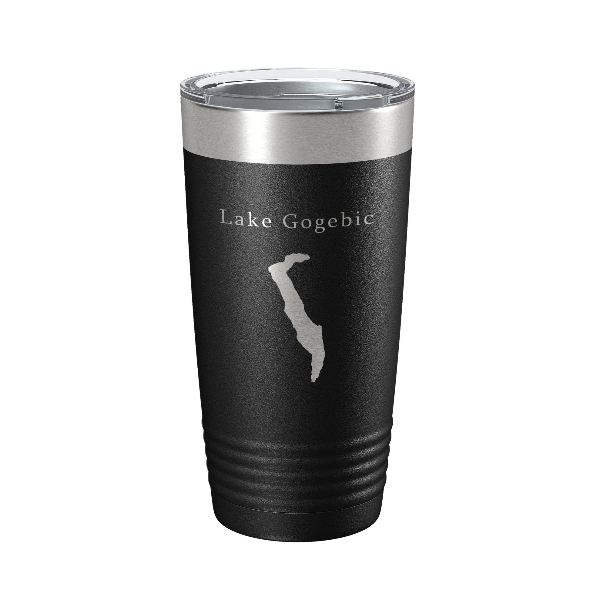 Lake Gogebic Map Tumbler Travel Mug Insulated Laser Engraved Coffee Cup Michigan 20 oz-5