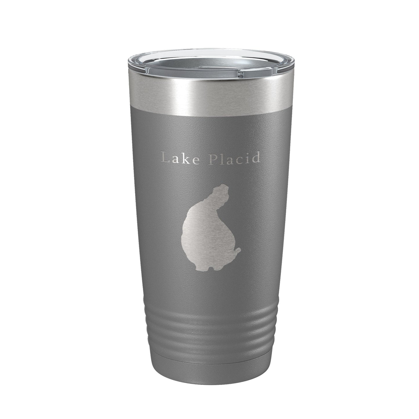 Lake Placid Map Tumbler Travel Mug Insulated Laser Engraved Coffee Cup Florida 20 oz-16