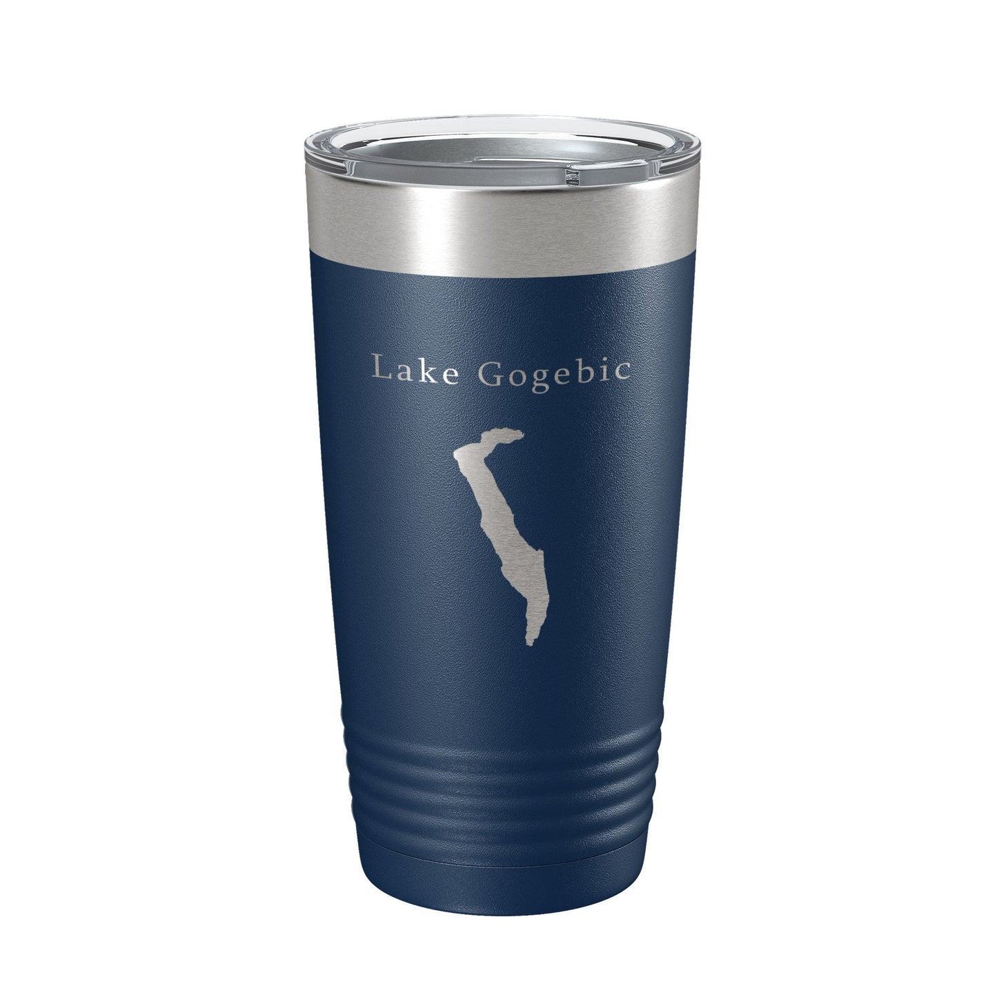 Lake Gogebic Map Tumbler Travel Mug Insulated Laser Engraved Coffee Cup Michigan 20 oz-8