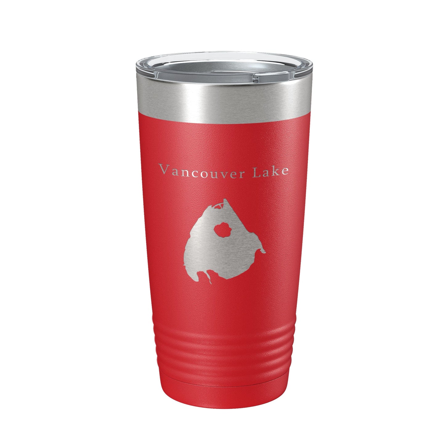 Vancouver Lake Map Tumbler Travel Mug Insulated Laser Engraved Coffee Cup Washington 20 oz-10