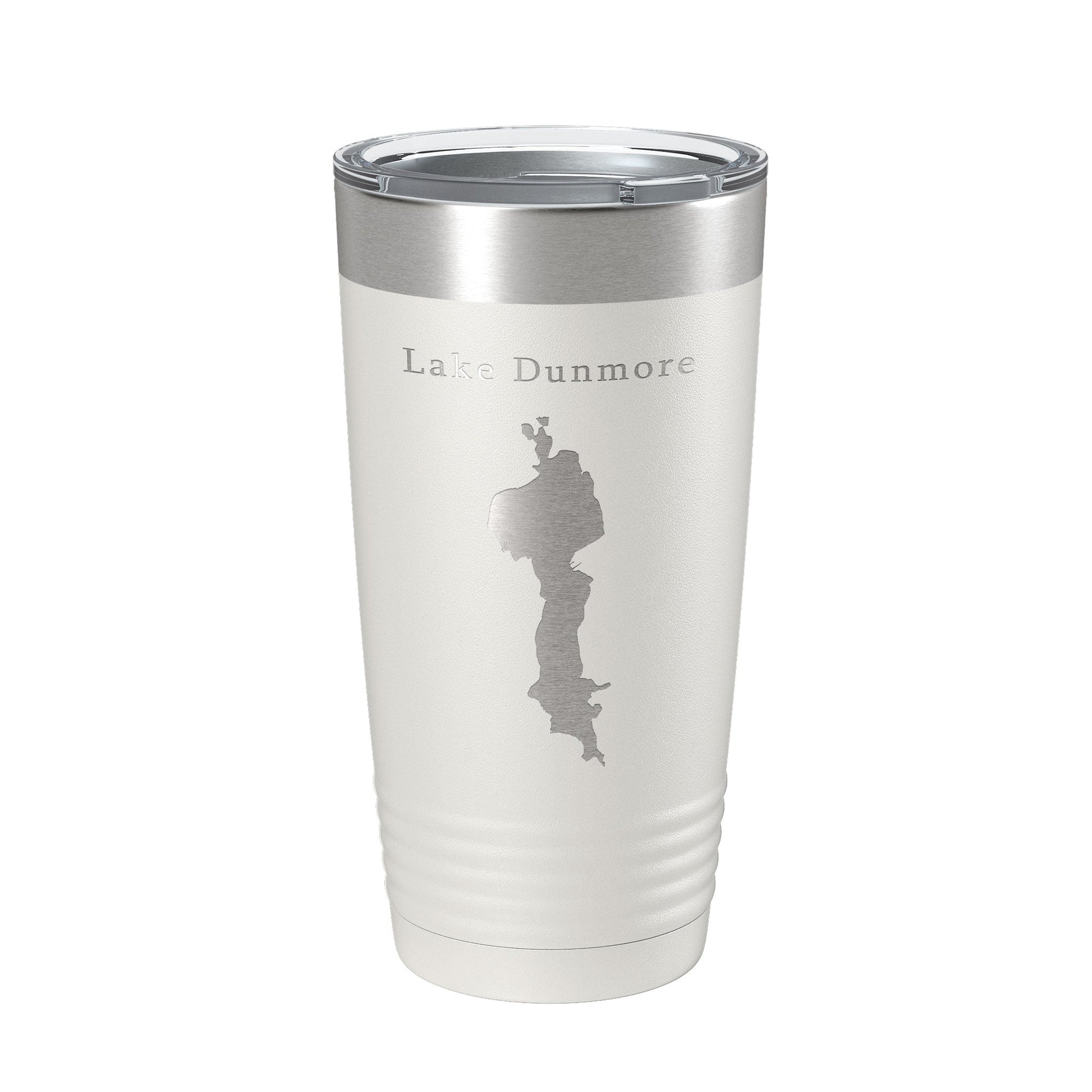 Lake Dunmore Map Tumbler Travel Mug Insulated Laser Engraved Coffee Cup Vermont 20 oz-1