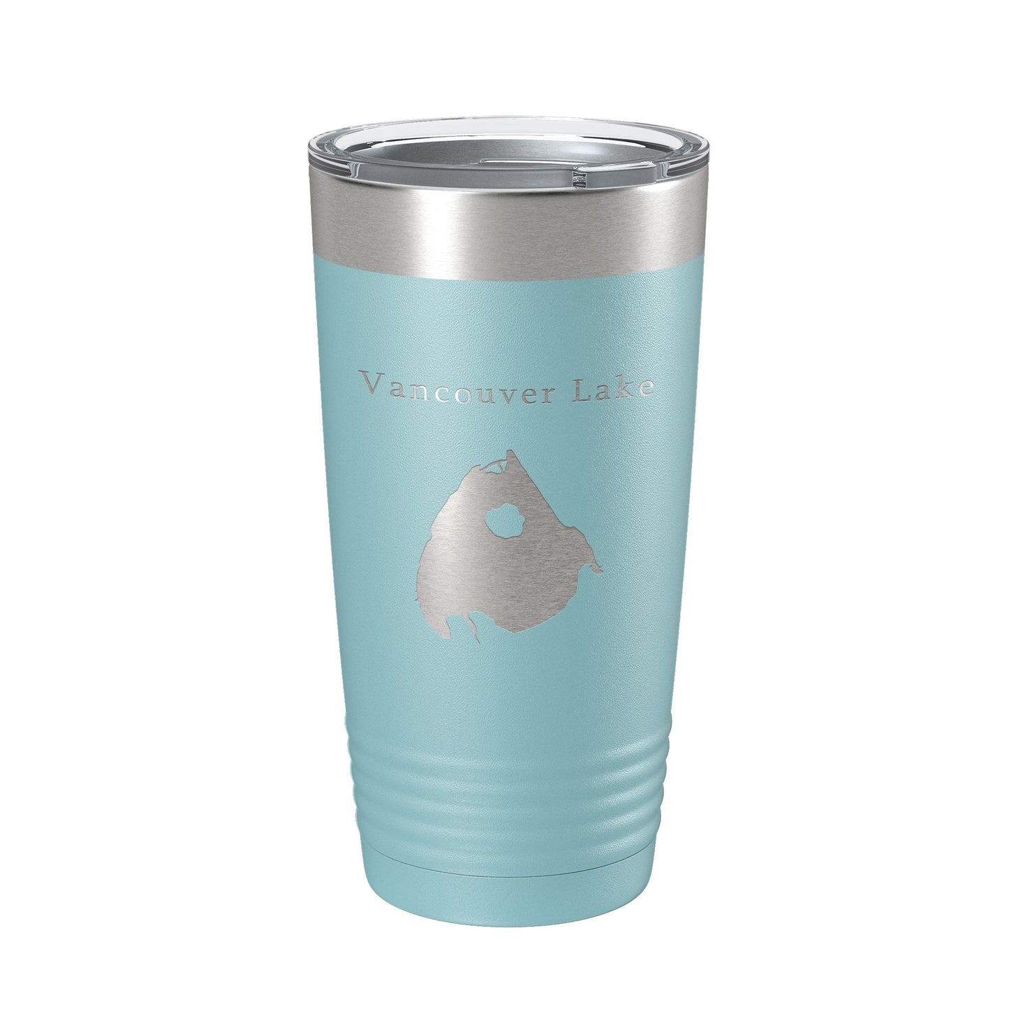 Vancouver Lake Map Tumbler Travel Mug Insulated Laser Engraved Coffee Cup Washington 20 oz-13