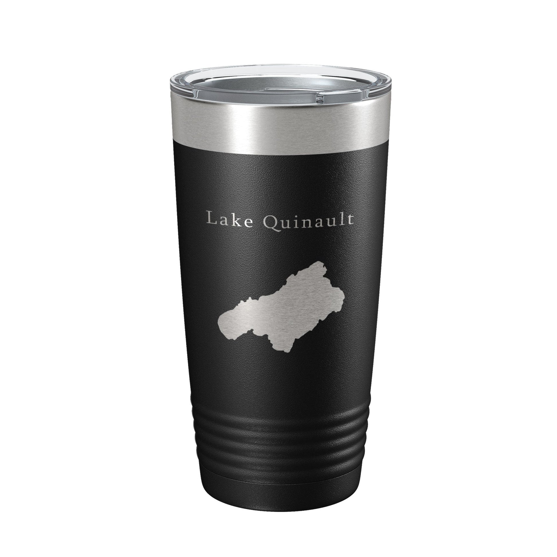 Lake Quinault Map Tumbler Travel Mug Insulated Laser Engraved Coffee Cup Washington 20 oz-5