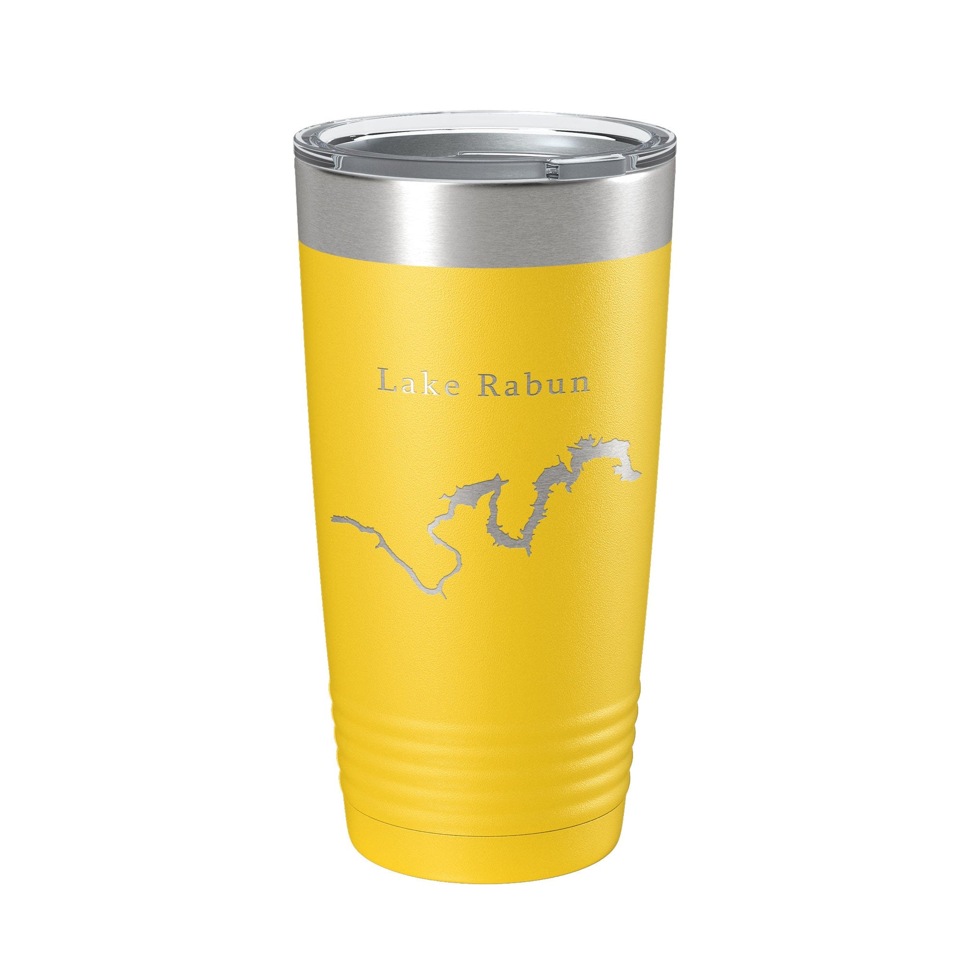 Lake Rabun Map Tumbler Travel Mug Insulated Laser Engraved Coffee Cup Georgia 20 oz-4
